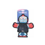 Naomi Robot Plush Dog Toy Blue and Red