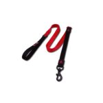 DOCO® 4ft Shock Absorbing BUNGEE Nylon Dog Leash red