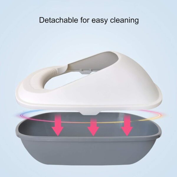 Naomi Yacht Cat Litter Box With Shovel - Image 4
