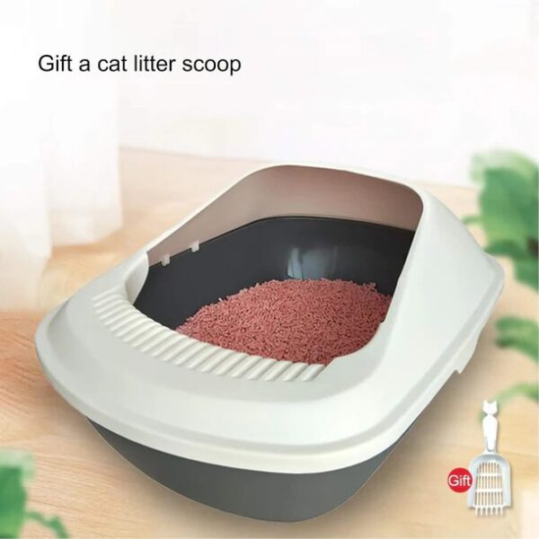 Naomi Yacht Cat Litter Box With Shovel - Image 3