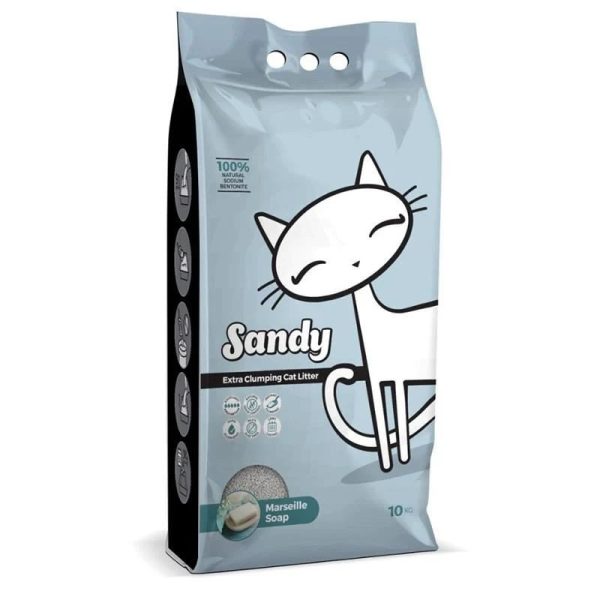 Sandy Extra Clumping Cat Litter Marseille Soap – EgyPuppy Pet Shop Online